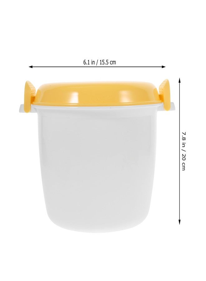 OFFSCH Microwave Rice Cooker 4 Cup Capacity Multifunctional Plastic Steamer for Rice Vegetables Noodles Safe Food Grade Material - Image 2
